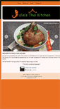 Mobile Screenshot of juliesthaikitchen.com