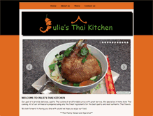 Tablet Screenshot of juliesthaikitchen.com